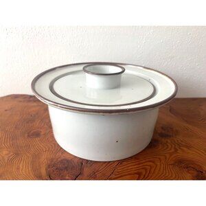 Dansk Casserole Dish Brown Mist w/Lid Denmark Niels Refsgaard 1.75Qt 9inch